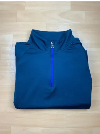 Haut technique Harcour / Polo Manches Longues – Bleu Marine – Taille L