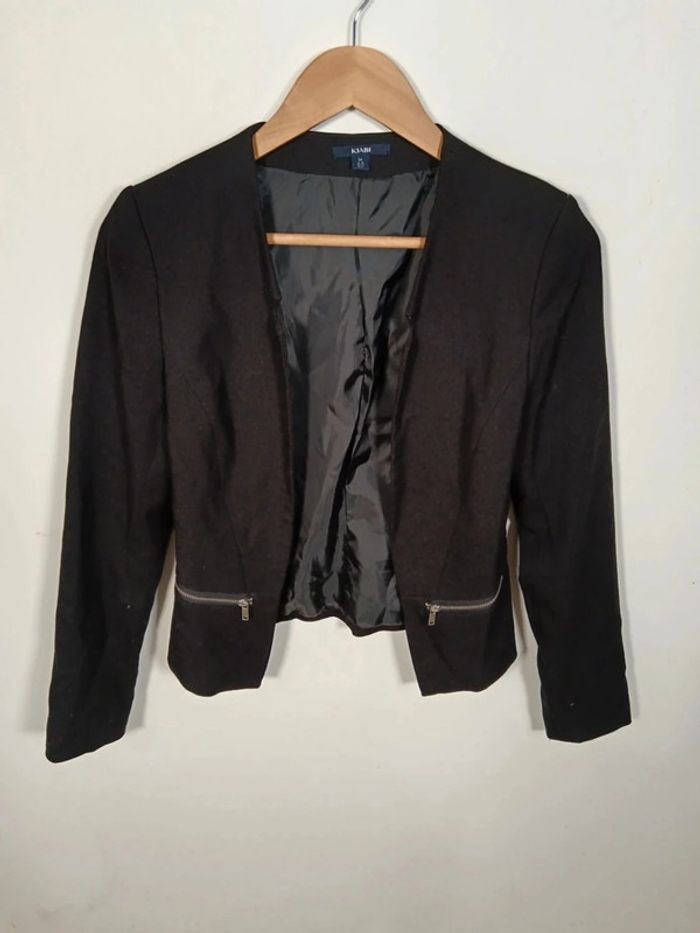 C15 blazer noir kiabi 36