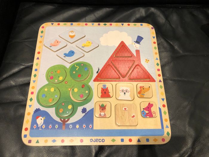 Jeu djeco en bois