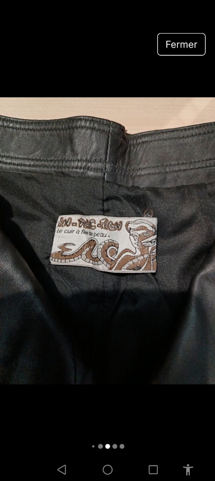 Short 100 % cuir d'agneau - photo numéro 4