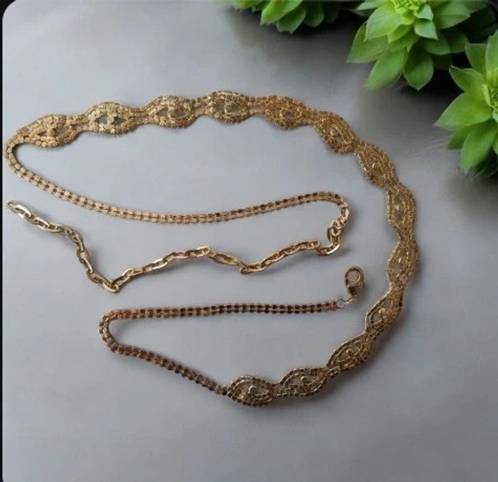 Ceinture en strass de 105 cm en très bon état - photo numéro 4