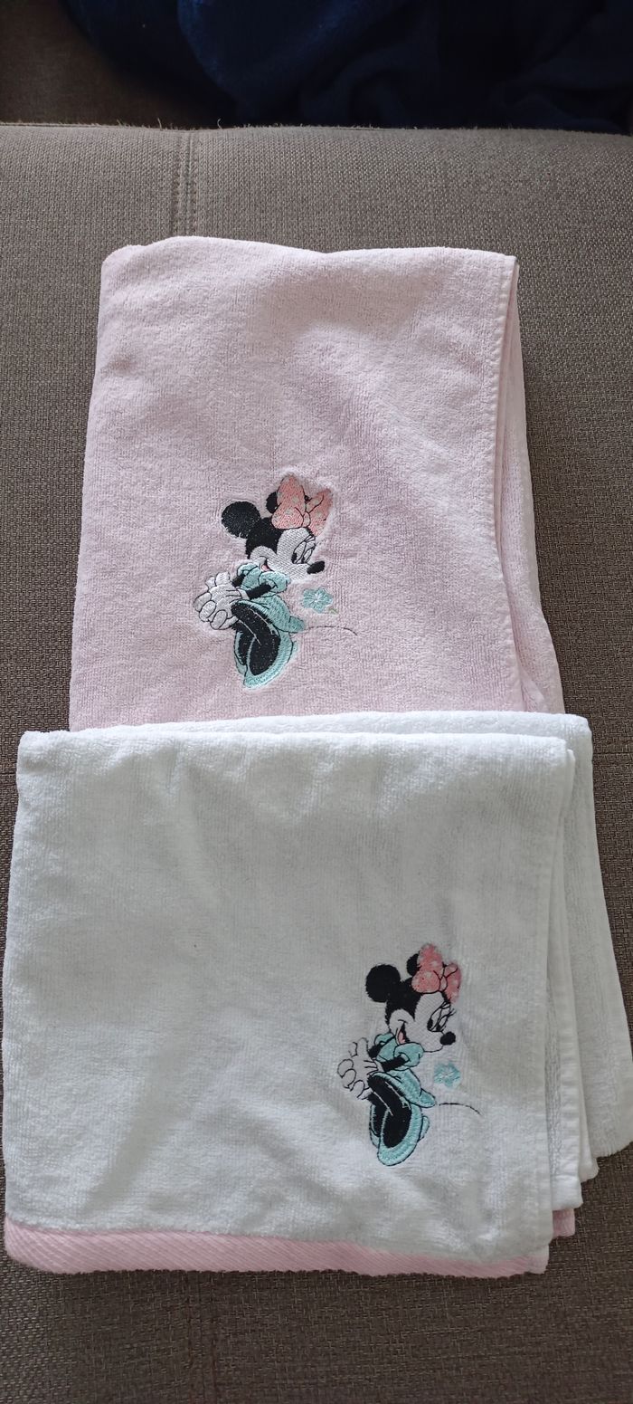 Serviettes de bain Minnie Disney