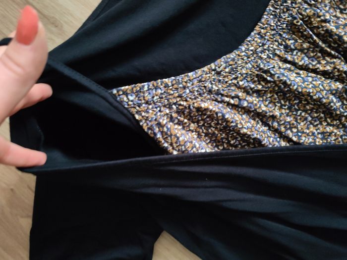 Haut t-shirt noir avec imprimé t54/56 In Extenso - photo numéro 4