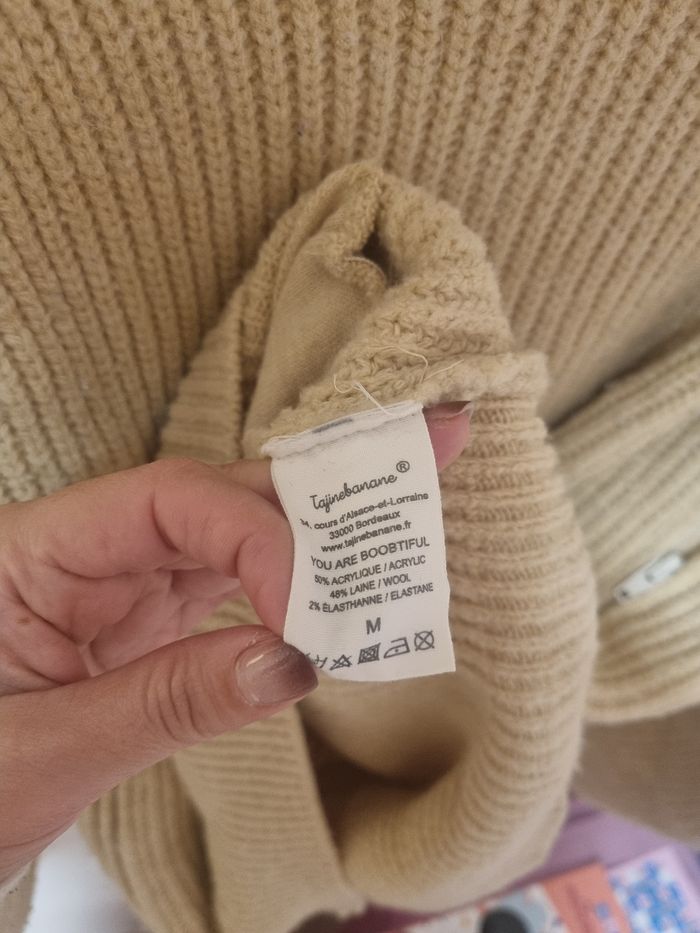 Pull Tajinebanane – modèle Pull Up Allaitement – Taille M (taille grand) - photo numéro 5