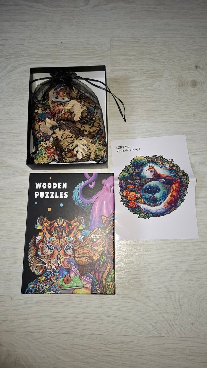 Puzzle bois renard