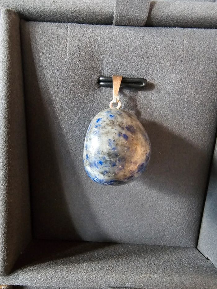 Pendentif Pierre Roulée Lapis Lazuli A - modèle N°2