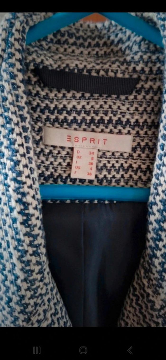 Blazer épais manches longues Esprit taille S 👻 - photo numéro 3