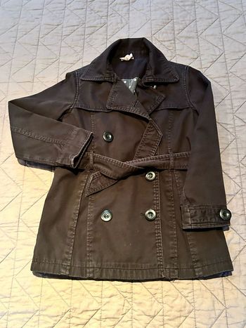 Veste Trench 3/4 mi-saison fille