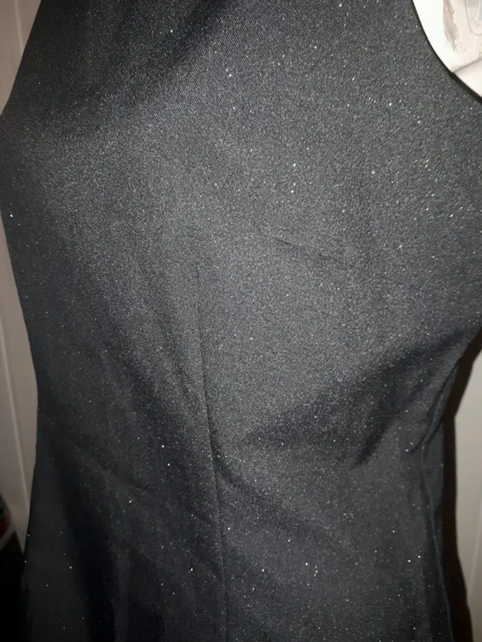 🌚Robe fourreau noir pailletée 42 - photo numéro 2