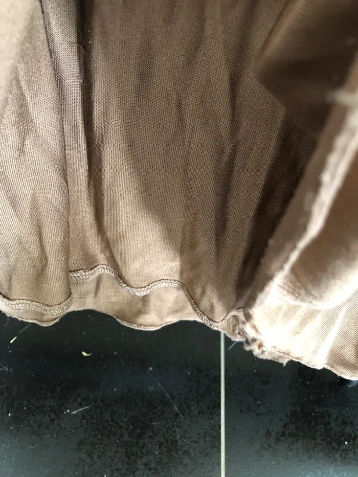 Robe bustier maxi couleur bronze taille 38 Pianoforte di Max Mara très bon état - photo numéro 14