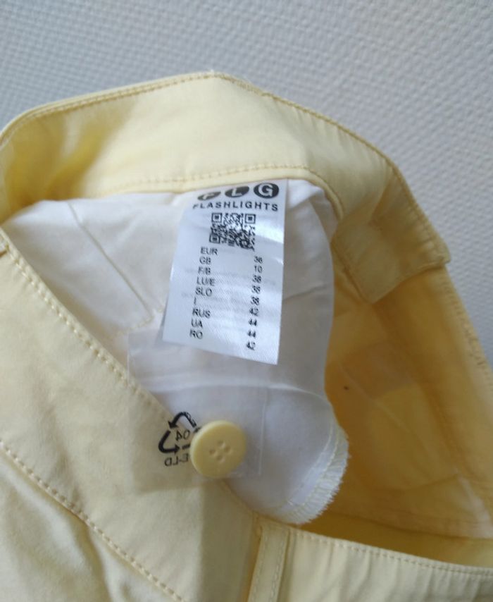 FLG Flashlights pantalon jaune pâle taille 38 - photo numéro 2