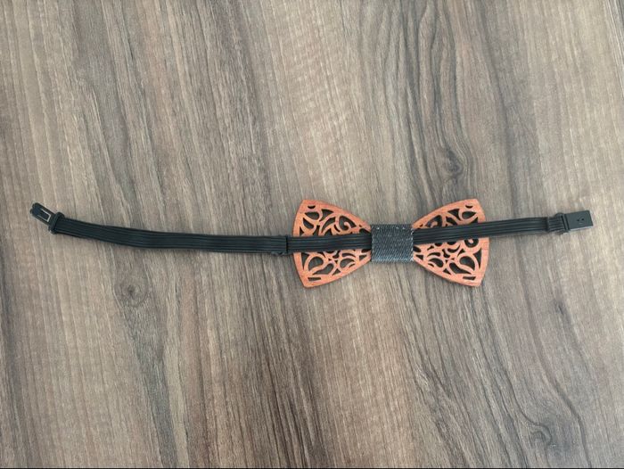 Noeud papillon en bois - photo numéro 4