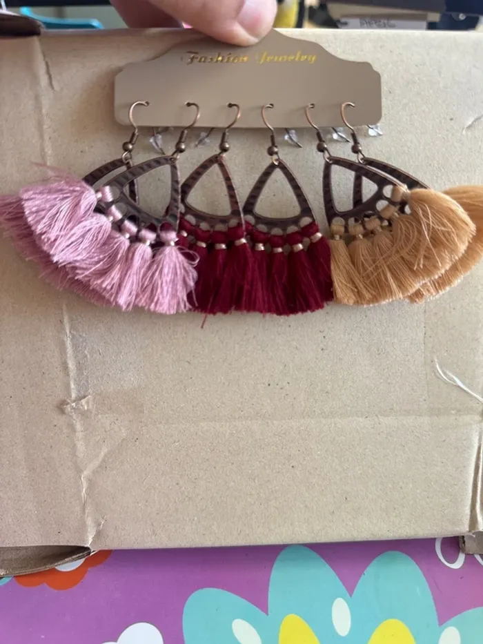 Lot de 3 paires de boucles d’oreille - photo numéro 2