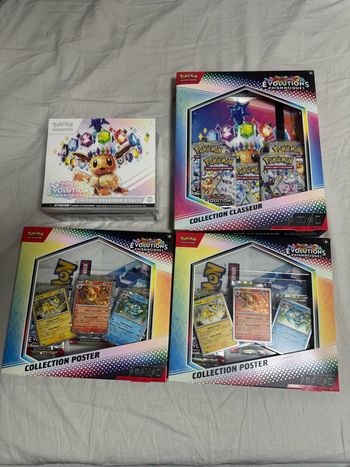 Lot de coffret Pokémon évolutions prismatiques