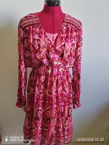 Robe voile doublee