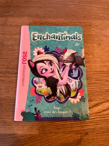 Livre La bibliothèque Rose EnchanTimals Sage reine des blagues ! Numéro 4
