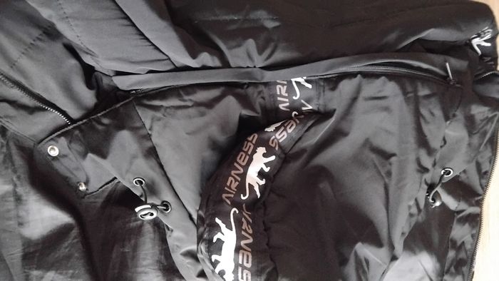 Anorak noir et ecru - photo numéro 4