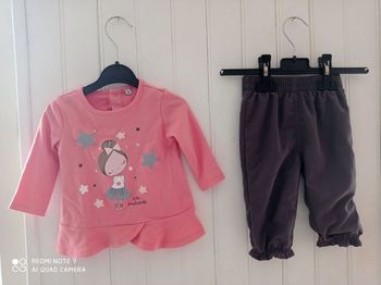 Ensemble 2 pièces taille 6 mois