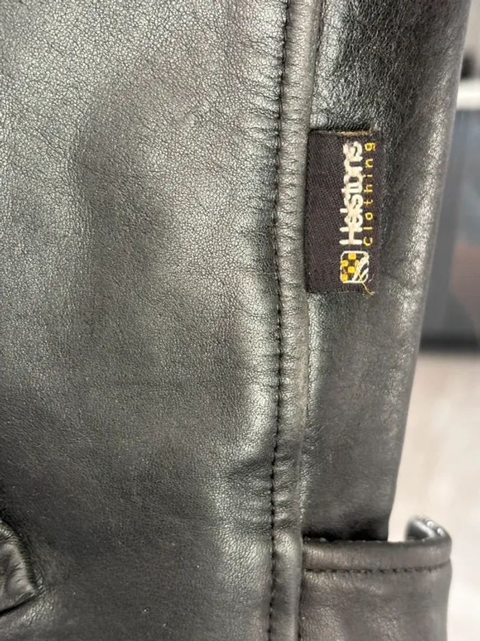 Veste en cuir de moto taille L Helstons - photo numéro 11