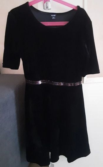 Robe style velours