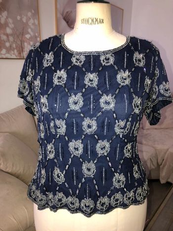 🌹Haut brodé par des perles🌹