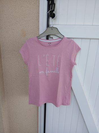 Tee-shirt filles kiabi taille 8 ans 