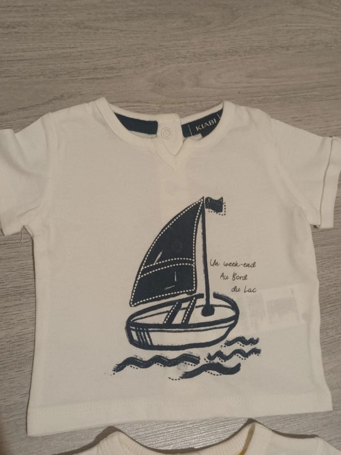 Lot t-shirts bébé garçon neuf - photo numéro 3