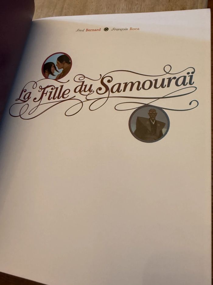 La Fille du Samouraï livre bd album École des Max Fred Bernard François Roca - photo numéro 4