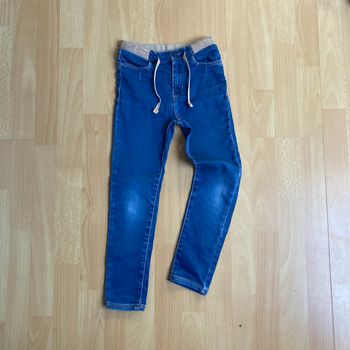 Jean skinny fille Okaïdi – Ceinture pailletée – 7 ans (122 cm)