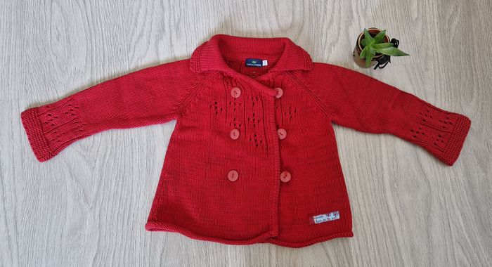 Gilet Sergent Major - Rouge - 4 ans