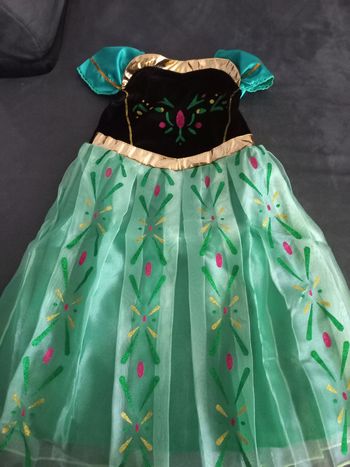 Robe déguisement princesse Anna reine des neiges 3/4 ans