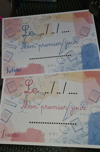 Affiche pour immortalisé le moment de la rentrée