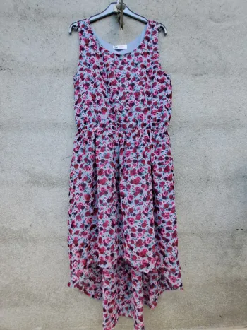 Robe à bascule fleurie