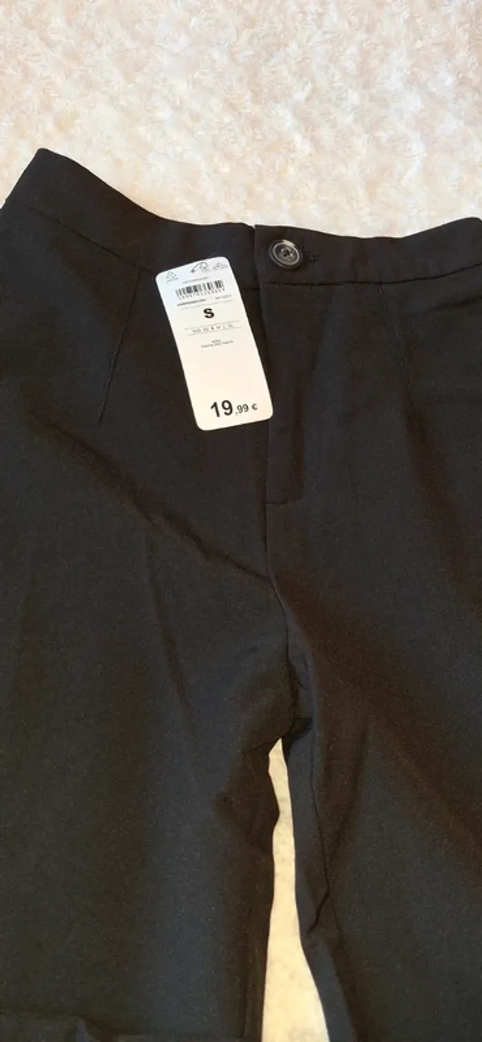 Pantalon noir jambes larges terranova neuf avec étiquette - photo numéro 4