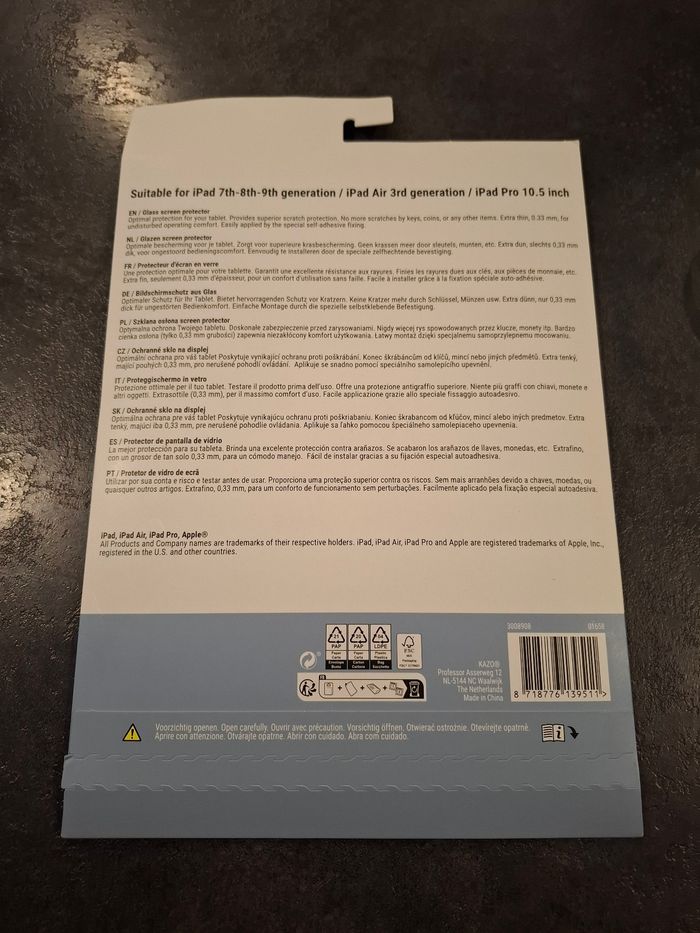 Verre trempé tablette ipad - photo numéro 2