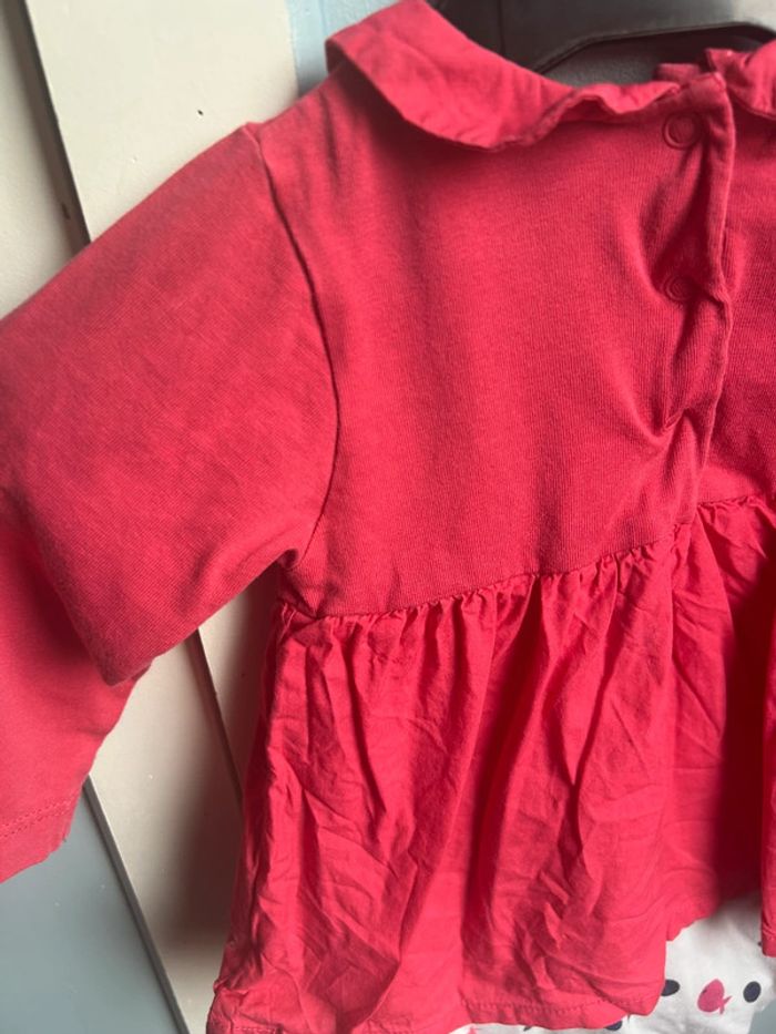 Robe body fuschia, 6 mois , dpam - photo numéro 10