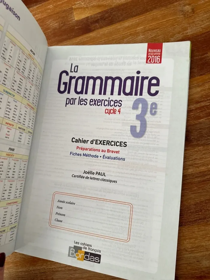 Livre la grammaire par les exercices 3e - photo numéro 4