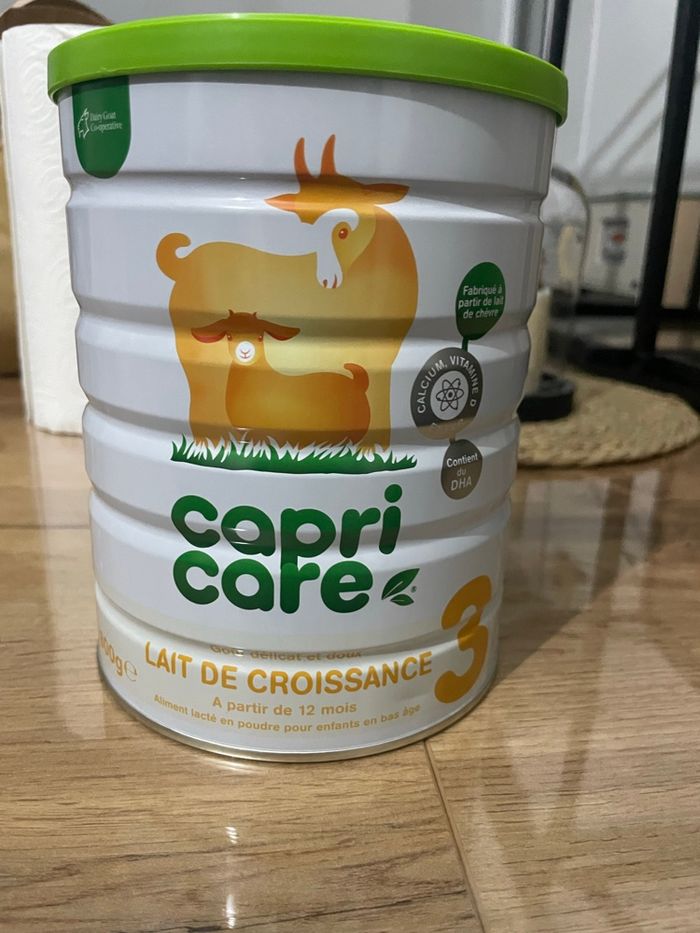Lait Capricare chèvre 3 croissance