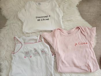 Lot de 3 bodies 3 ans – 1€