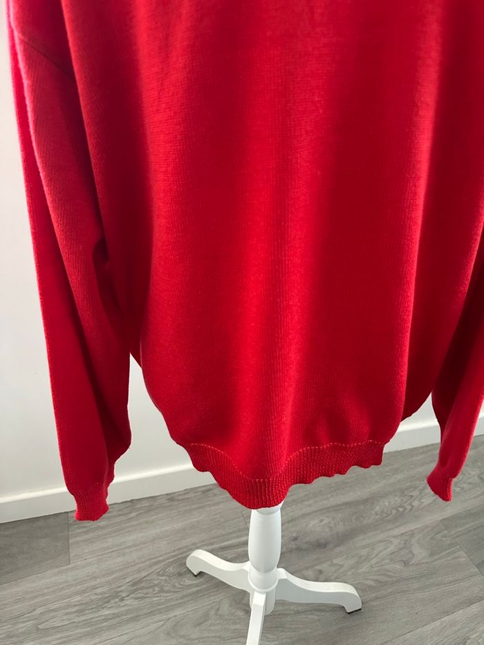 Pull rouge en maille Griffon Vintage TXL - photo numéro 6