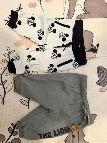 Lot bas jogging bébé Disney