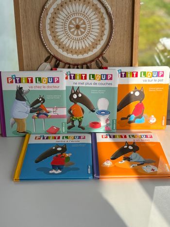 Lot livres p’tit loup 
