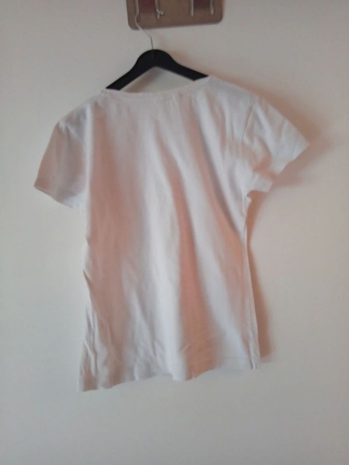Tee-shirt manches courtes blanc.  Zeeman 11 ans - photo numéro 8