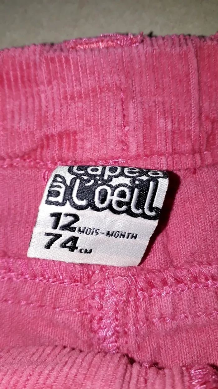 Pantalon velours 12 Mois - photo numéro 2