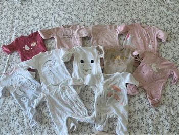 Lot 11 pyjamas hiver bébé fille