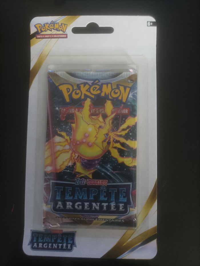 Lot de 3 boosters sous blister Pokémon tempête argentée EB12 - photo numéro 6