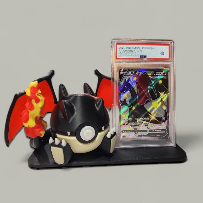 Fan art Pokéball Dracaufeu shiny charizard - photo numéro 2