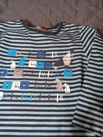 Tee shirt manches longues 2 ans