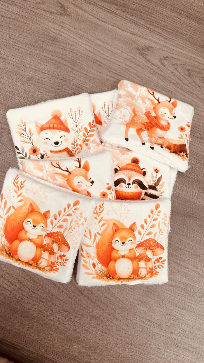 Lot de 8 débarbouilettes