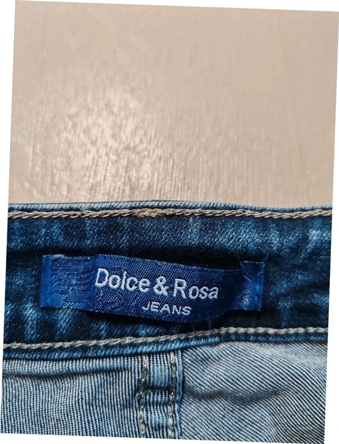 Dolce rosa jeans bleu femme taille 34 - photo numéro 4